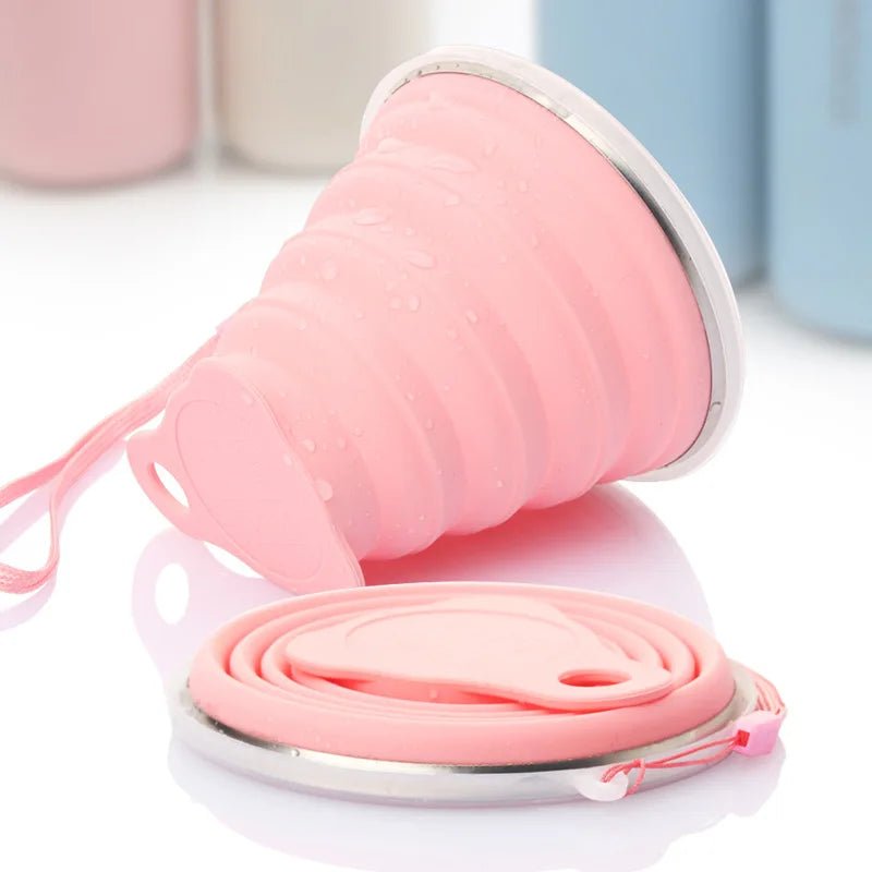 Gobelet Pliable - FlexSip™ - Rose - Rando 4 Saisons