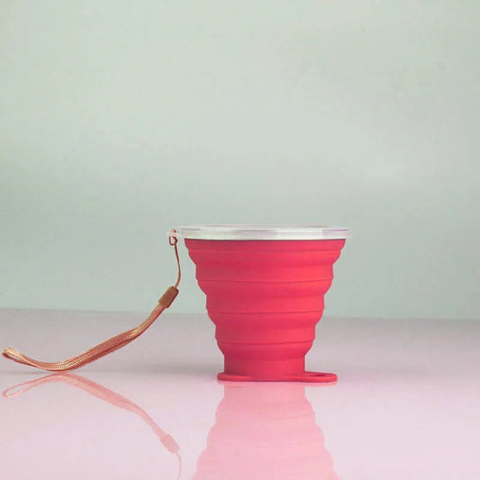 Gobelet Pliable - FlexSip™ - Rouge - Rando 4 Saisons